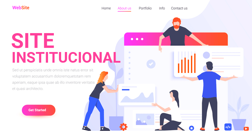 Site Funcional - Interface moderna e intuitiva